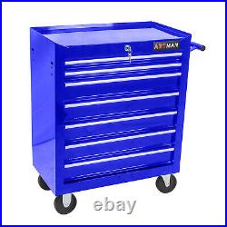 7-Drawers Tool Cart Multfuctional Rolling Tool Chest Storage Cabinet with Wheels