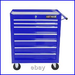 7-Drawers Tool Cart Multfuctional Rolling Tool Chest Storage Cabinet with Wheels