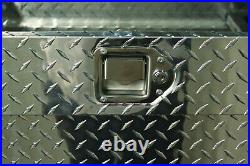 70 TRUCK TOOL BOX Pickup Cab Storage Aluminum Low Profile Tools Container NEW