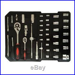 700pcs Tool Set Case Mechanics Kit Box Organize Castors Toolbox Trolley New