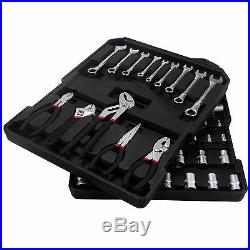799 pcs Tool Set Trolley Mechanics Metric Standard Kit Case Box Organize Castors
