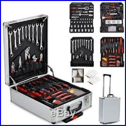 799PCS Hand Tool Kit Mechanics Set Wrenches Socket withTrolley Case Box Organize