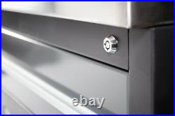 7ft Workbench / Tool Box / Tool Cabinet With 24 Drawers & Stainless Steel Top