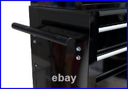 8-Drawer Black High Capacity Rolling Tool Chest Tool Storage Cabinet With Wheels