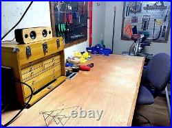 8 Drawer Hard Wood Tool Box Chest Cabinet Storage Mechanic Home Improvement New