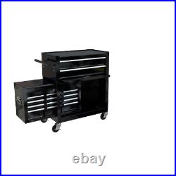 8-Drawer Rolling Tool Box, Removable Cabinet Storage Tool Chest with Wheels