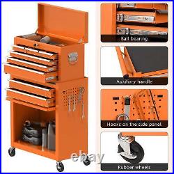 8-Drawer Rolling Tool Box Steel Tool Storage Chest & Cabinet Workshop Garage New