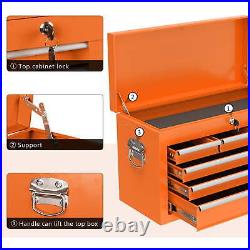 8-Drawer Rolling Tool Box Steel Tool Storage Chest & Cabinet Workshop Garage New
