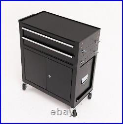 8-Drawer Rolling Tool Chest Steel Combination Set Black