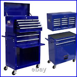 8 Drawer Tool Chest Storage Cabinet Tool Box with Wheels Storage Cabinet Rolling