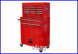 8 Drawer Tool Chest Storage Cabinet Tool Box with Wheels Storage Cabinet Rolling