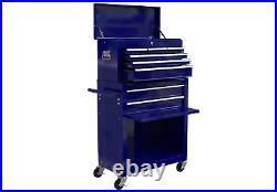 8 Drawer Tool Chest Storage Cabinet Tool Box with Wheels Storage Cabinet Rolling