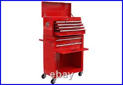 8 Drawer Tool Chest Storage Cabinet Tool Box with Wheels Storage Cabinet Rolling