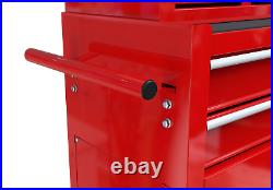 8 Drawer Tool Chest Storage Cabinet Tool Box with Wheels Storage Cabinet Rolling