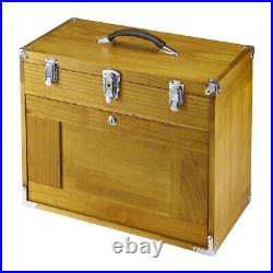 8 Drawer Wooden Hard Wood Tool Chest Box Storage Cabinet Craft Mechanic Home 8 Drawer Wooden Hard Wood Tool Chest Box Storage Cabinet Craft Mechanic Home