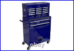 8-DrawerRolling Tool Chest Cabinet Metal Storage Tool Box Organizer with & Wheels