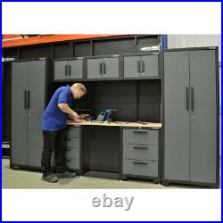 8 Pcs Tool Storage Cabinet Garage Organiser Workshop Heavy Duty Steel Hilka PRO