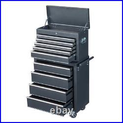 9-Drawer Rolling Tool Chest Large Tool Cabinet Organizer with Wheels / Drawers