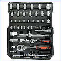 999 pcs Tool Set Standard Metric Mechanics Kit Case Box Organize Castors Trolley