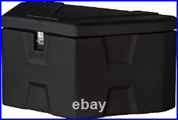 A-Frame Trailer Tongue Tool Storage Box Black 36 in Weather Resistant Latch Lock