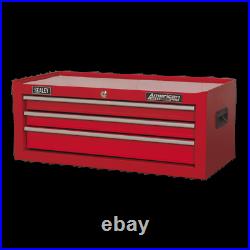 AP223 Sealey Mid-Box 3 Drawer with Ball Bearing Slides Red Tool Chests