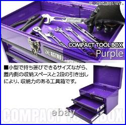 ASTRO PRODUCTS compact tool box matt purple limited color NEW Janan Two tiers