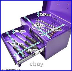 ASTRO PRODUCTS compact tool box matt purple limited color NEW Janan Two tiers