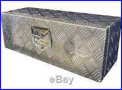 Aluminium Lockable Underbody Tool box Storage Box For Ifor Williams 26 x 9 x 9