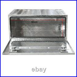 Aluminium Tool Box Large Tool Storage w Lock UTE Trailer Truck Heavy Duty Vehicl