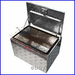 Aluminum 24in Tool Box For Pickup Trailer Truck Underbody Bed Tool Storage Box