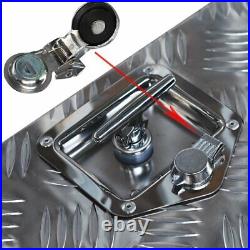 Aluminum 24in Tool Box For Pickup Trailer Truck Underbody Bed Tool Storage Box Aluminum 24in Tool Box For Pickup Trailer Truck Underbody Bed Tool Storage Box