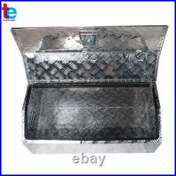 Aluminum Diamond Plate Tool Box 30 In for Camper Garage Pickup Trailer Storage