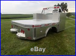 Aluminum Flatbed Service Body, design for Gooseneck, Toolboxes fits Truck