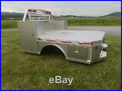 Aluminum Flatbed Service Body, design for Gooseneck, Toolboxes fits Truck