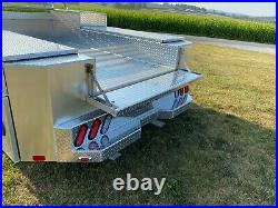 Aluminum Gooseneck Service Body, Mechanics Utility, Truck ToolBox Compartments