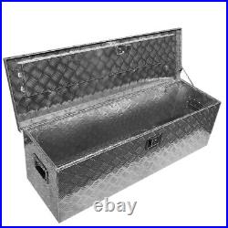 Aluminum Tool Box 48 In For FreightlIner Truck Flatbed Trailer Underbody Storage