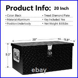 Aluminum Truck Bed Toolboxes Heavy Duty Pick-Up Truck Bed Tread Trailer Storage