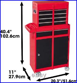 BIG RED ATBT1204R-RB Torin Rolling Garage Workshop Tool Organizer Detachable 4