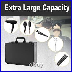 Barber Case Professional Aluminum Hard Hair Kit Tool Box with Hard Shell Anti-Th