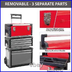 Big Red Portable Garage Red Tool Box with 3 Drawers Dmtrjf-c305abd