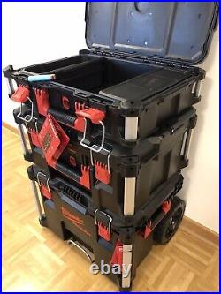 Black Limited Edition Milwaukee Packout Tool Box Storage System Same As 48224800