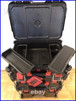 Black Limited Edition Milwaukee Packout Tool Box Storage System Same As 48224800