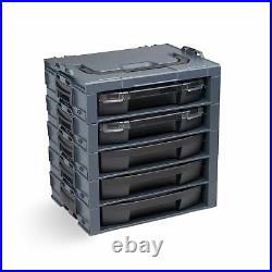 Bosch Sortimo i-boxx rack 5fach werkzeugkoffer mit iboxx 72+Schublade anthrazit