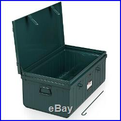 Box Metallkiste Transportbox Werkzeugkiste Lagerbox Maschinenbox Truckbox POWXQ