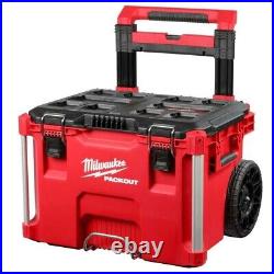 Brand New Milwaukee PACKOUT 22 Rolling Tool Box 48-22-8426 (Black/Red)