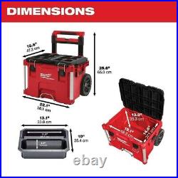 Brand New Milwaukee PACKOUT 22 Rolling Tool Box 48-22-8426 (Black/Red)