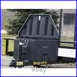 Buyers Products Company Trailer Tongue Tool Box 18x19x36 Plastic Matte Black