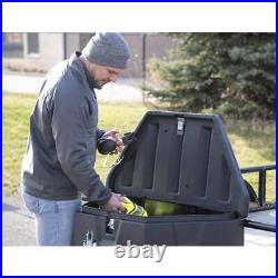 Buyers Products Company Trailer Tongue Tool Box 18x19x36 Plastic Matte Black