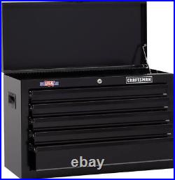 C. R. A. F. T. S. M. A. N 1000 Series 26W &17-IN H 5-Drawer Steel Tool Chest (Black). 4