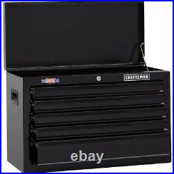 CRAFTSMAN 1000 Series 5-Drawer Steel Tool Chest Black Storage Stackable Box New